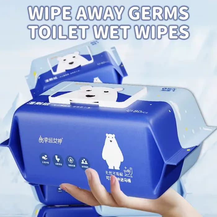 Lingettes hygiéniques en papier hygiénique