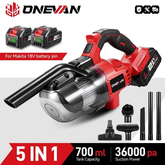 ONEVAN aspirateur électrique 16000PA 6in1 sans fil professionnel