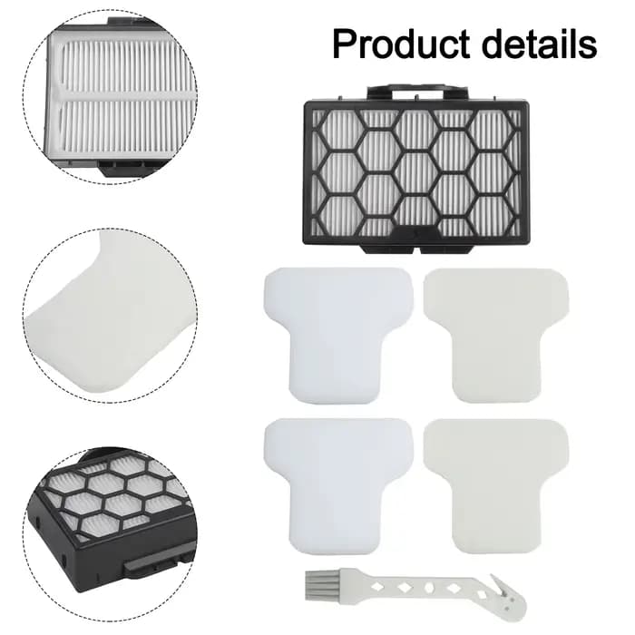 Ensemble d'accessoires de filtre pour aspirateur Shark CV100UKT CZ250UKT CZ250UKTDB CZ500UKT