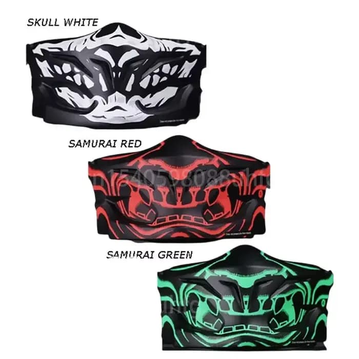 Masque facial pour casque de moto Scorpion Exo Combat Covert Skull Retro, accessoires pour casque, casque non inclus