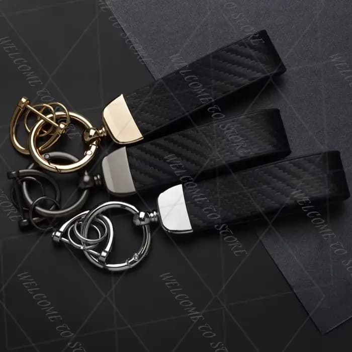 2025 For Kawasaki ZX-4R ZX-6R ZX-4RR ZX-6RR LOGO Woman Men Carbon Leather Keyring Motorcycle Keychain Key Chain Accessories