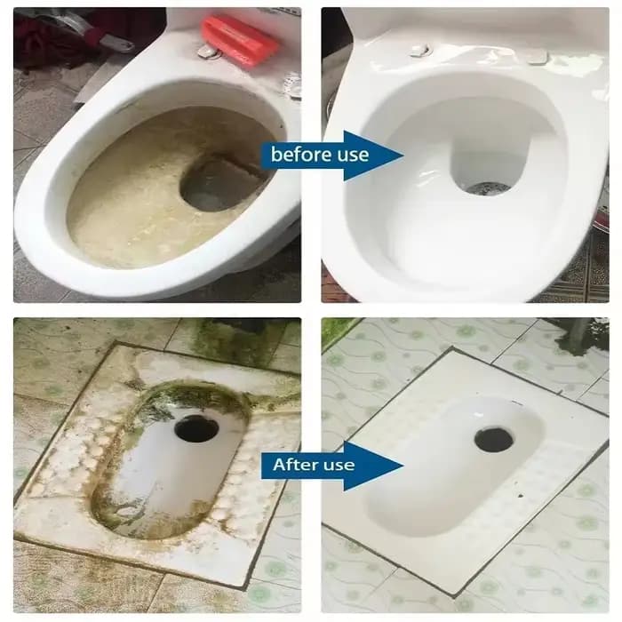 Tablettes effervescentes pour le nettoyage des toilettes
