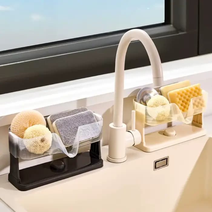 Support de rangement pour évier de cuisine à ventouse