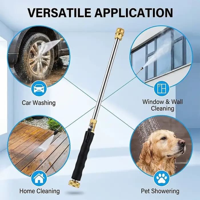 Nettoyeur haute pression avec buses de pulvérisation pour tuyaux de jardin : pistolet de lavage