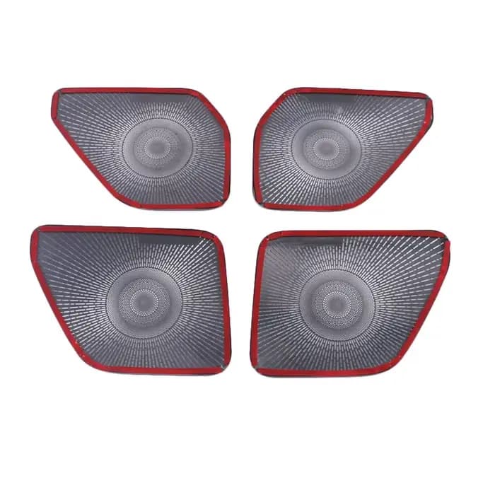 Couverture de klaxon de porte pour Land Rover Defender 110 2020 2021 2022, accessoires de décoration de haut-parleur de voiture, Protection du filet de haut-parleur
