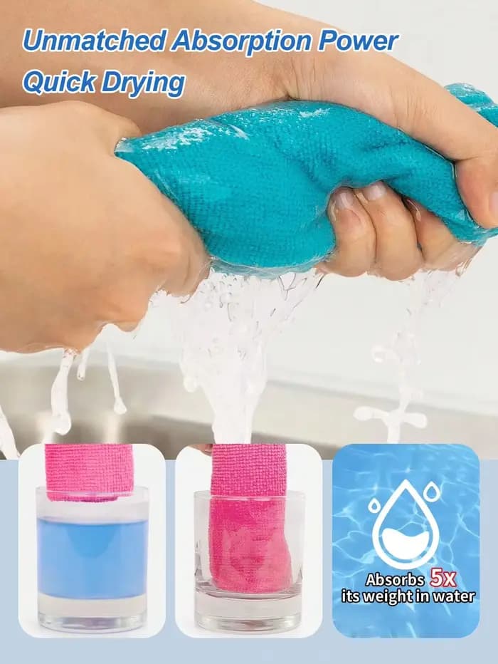 Chiffons de nettoyage en microfibre (5/10/20 points)