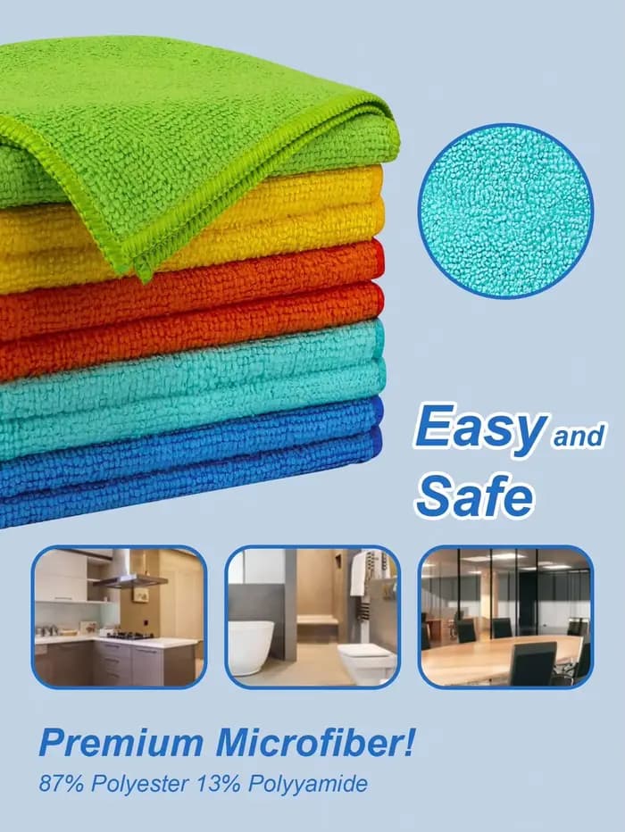 Chiffons de nettoyage en microfibre (5/10/20 points)