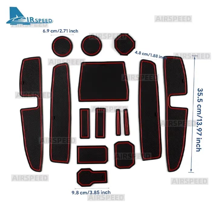 Tapis de rainure de porte de voiture pour Dacia Jogger hybride 2021 2022 2023 2024 2025, tapis de fente antidérapant, intérieur automobile, accessoires Dacia Jogger