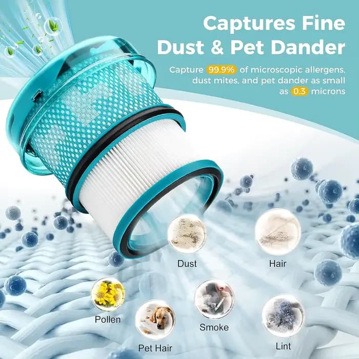 Filtres de remplacement HEPA lavables avec brosse de nettoyage pour aspirateur sans fil Dyson V16 Piston Animal & V16 Submarine