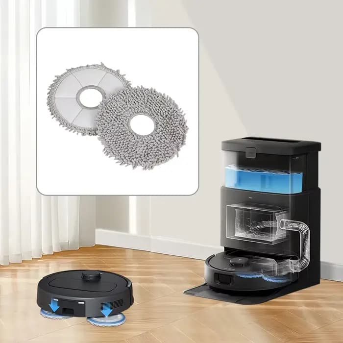 Chiffons de vadrouille pour aspirateur Xiaomi X20 + X10 + X10 Plus X20 Max