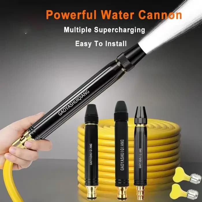 Pistolet à eau télescopique de jardin avec buse haute pression
