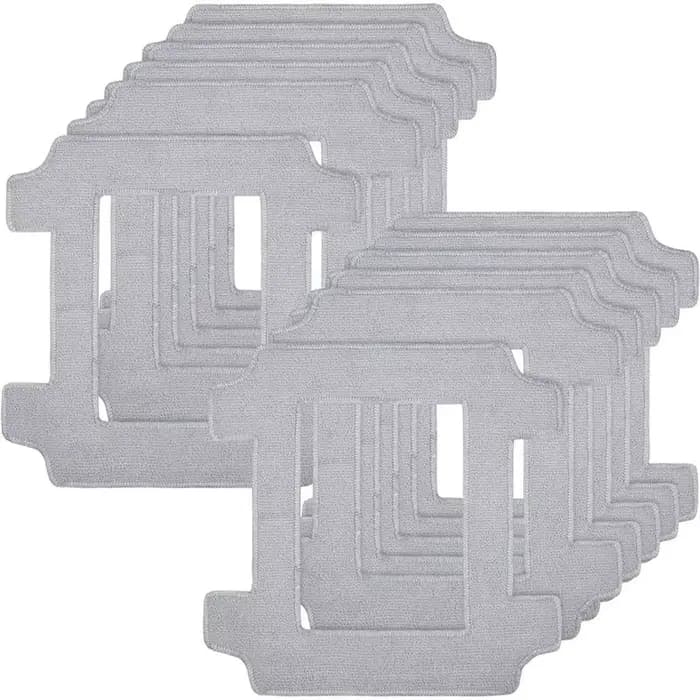 B64B-12 Pack Machine à laver chiffons de nettoyage en microfibre pour Ecovacs Winbot W2S/W2S Omni fenêtre Robot accessoires ling