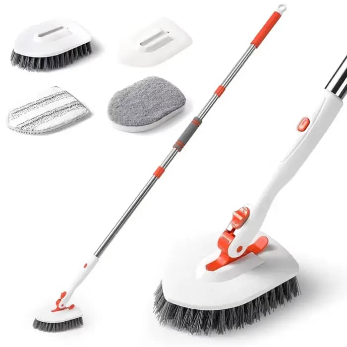 Brosse de sol rotative à 180 °