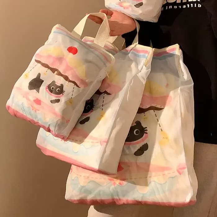 Sac à linge chat dessin animé sacs
