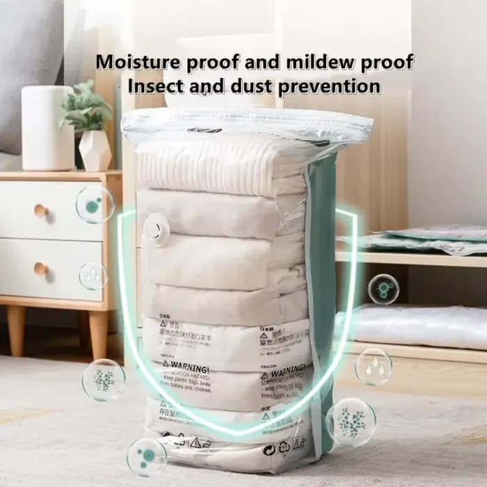 1 paquet de sacs de rangement sous vide sans pompe