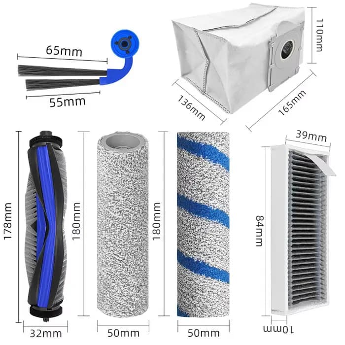 Accessoires pour aspirateur Robot Ecovacs X11 Pro Omni / X11 OMNICYCLONE