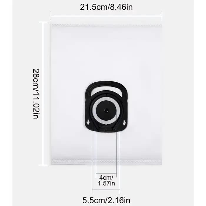 Sac à poussière compatible avec Rowenta Tefal X-Plorer 75S+/70+/240+/140+ RG9197WH RR8497WH ZR200520 ZR200540 Silence Force 4A