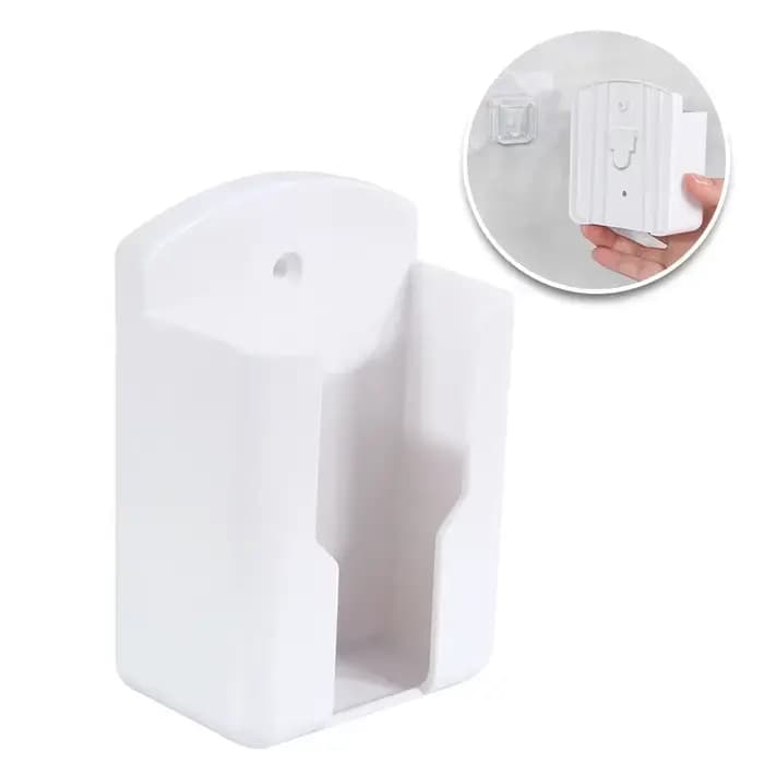 Support de télécommande de climatiseur suspendu ABS, boîte de rangement murale pour télécommande, support mural pour téléphone portable, 1 pièce