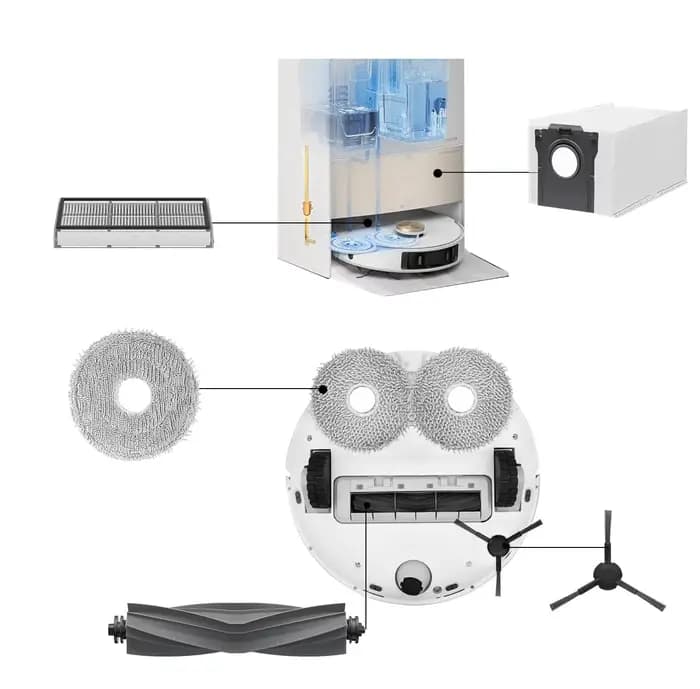 Accessoires pour aspirateur robot Dreame L10s Pro Ultra Heat / X30