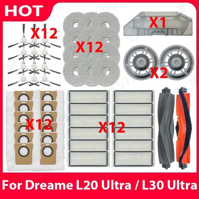 Pièces détachées pour aspirateur Dreame L20 Ultra / L30