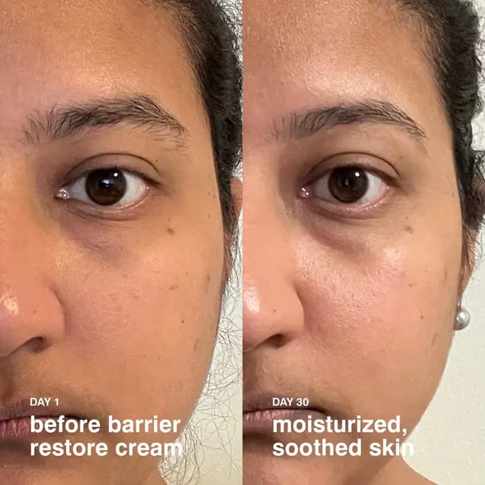 Crème réparatrice Rhode Barrier Restore, hydratant quotidien apaisant pour peaux sensibles, crème réparatrice hydratante pour le visage, pour tous les types de peaux sèches