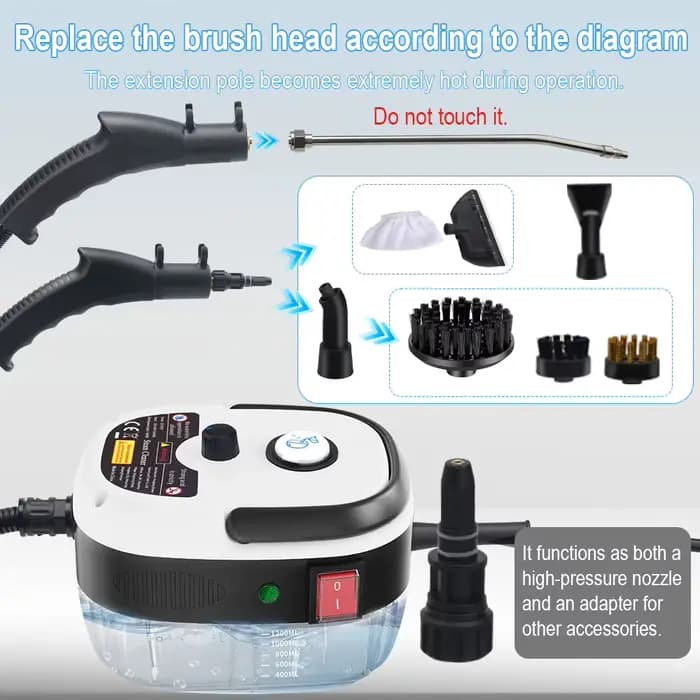 Nettoyeur vapeur haute pression portable pour la maison