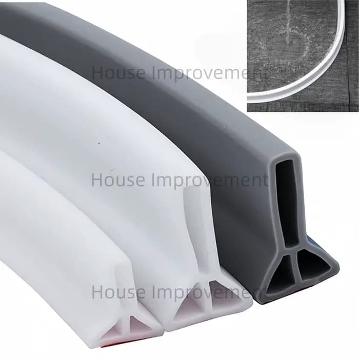 Barrière d'eau de douche pliable