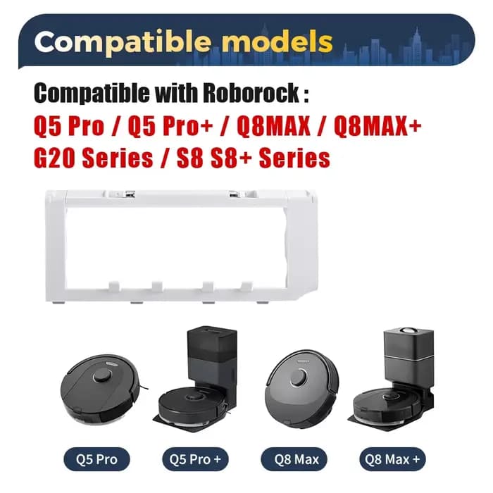 Couvercle de brosse principale pour aspirateur robot Roborock S8 S8 PLUS S8+ S8 Pro Ultra G20 Q8 Max Q5 Pro