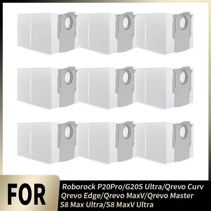 Sac à poussière pour aspirateur Roborock P20Pro/G20S Ultra/Qrevo Curv/Qrevo Edge/Qrevo MaxV/Qrevo Master/S8 Max Ultra/S8 MaxV Ultra