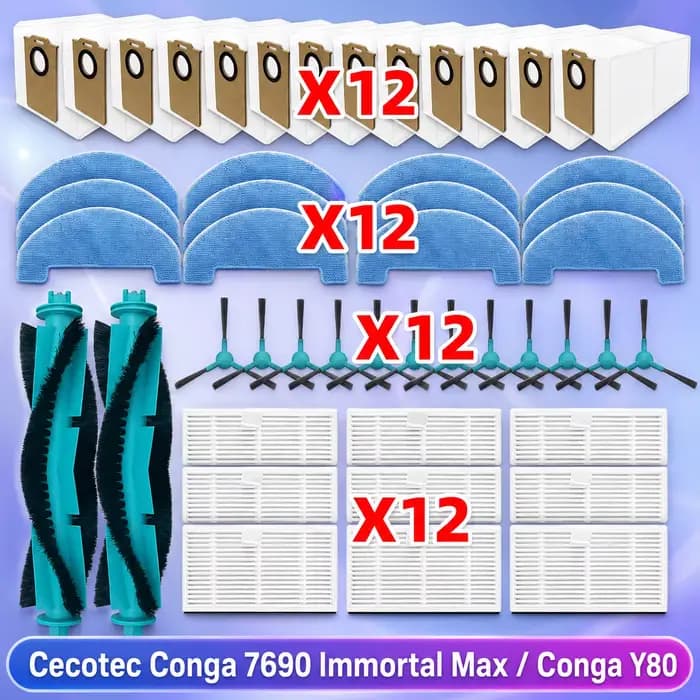 Compatible avec Cecotec Conga 7690 Immortal Max / Max Home