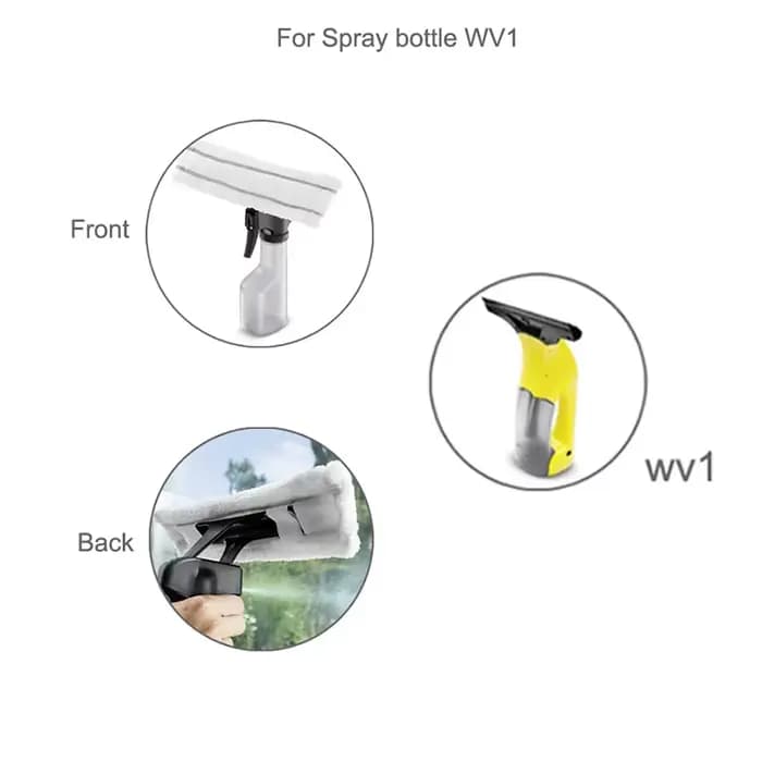 Chiffons de vadrouille en Microfibre pour Karcher WV1 WV50 WV75