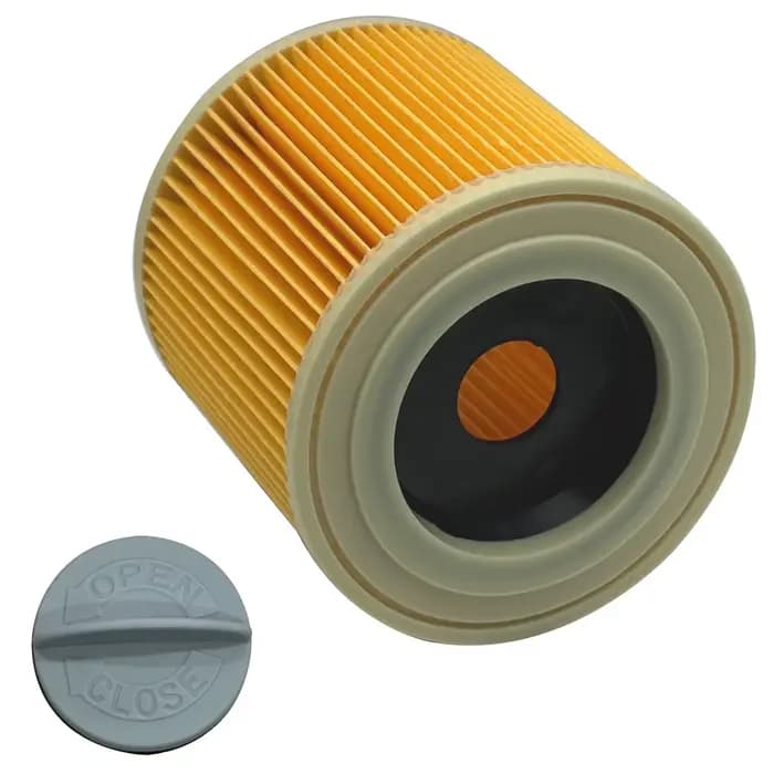 Paquet de 1/2 filtre de remplacement 6.414-552.0 – Compatible avec les aspirateurs Karcher WD1/WD2/WD3