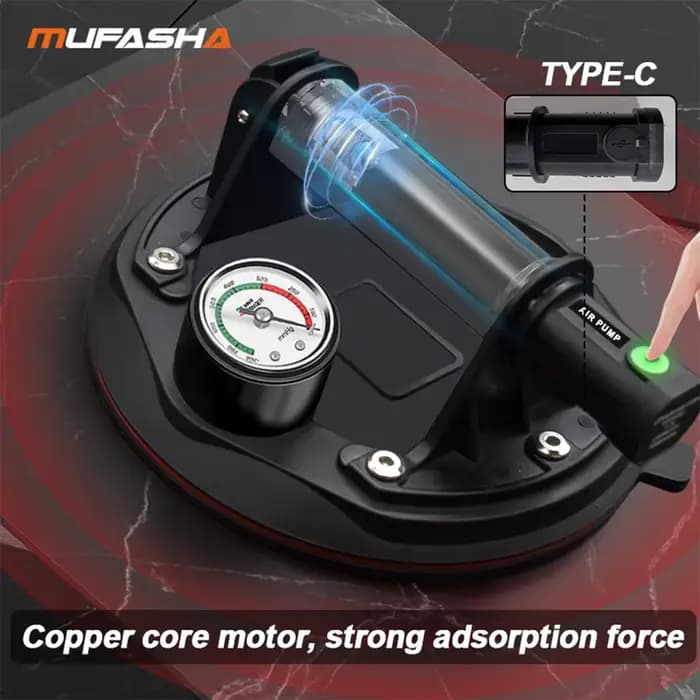 Pompe électrique à ventouse MUFASHA, accessoires de ventouse robustes