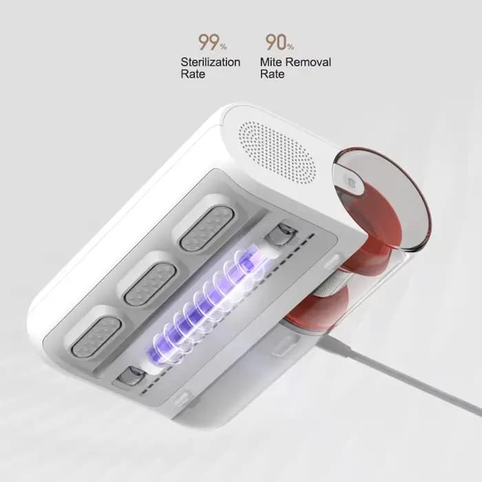 Aspirateur anti-acariens MIJIA 2, avec lumière UV-C, aspirateur pour matelas, aspiration 12Kpa, anti-allergènes, aspirateur à main pour lit, pour la maison