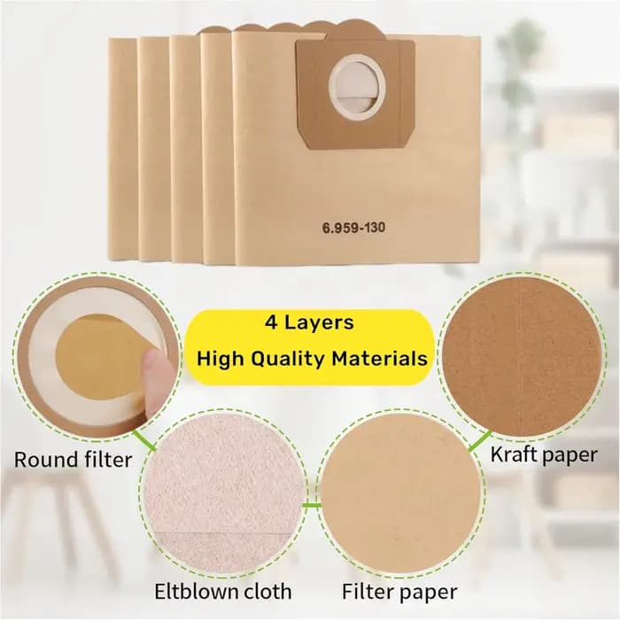 Sacs d'aspirateur pour Karcher WD3
