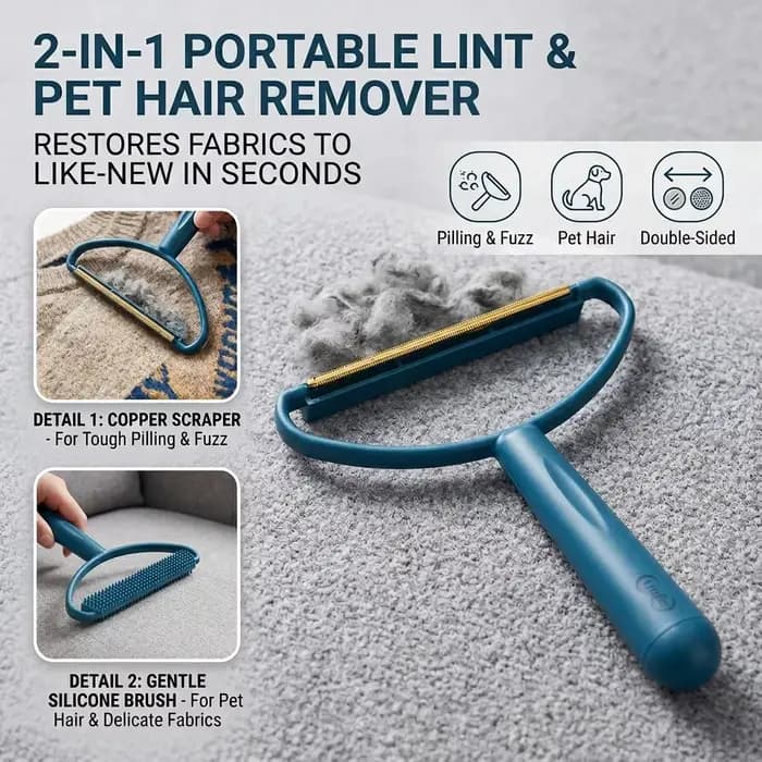 Dissolvant de peluches Portable pour vêtements