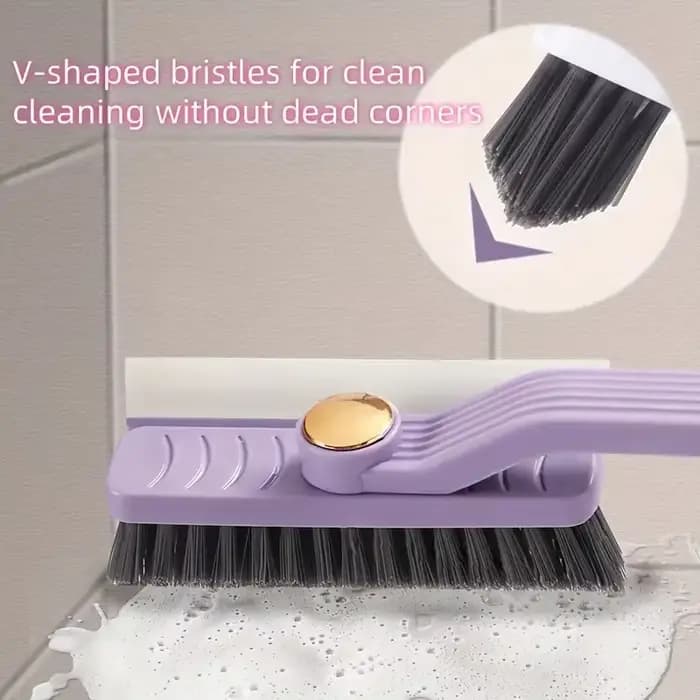 4 en 1 360 ° Brosse de nettoyage de carrelage polyvalente