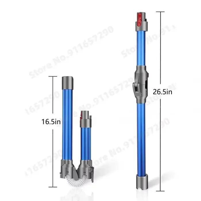 Tube d'extension pliable en aluminium pour aspirateurs Dyson