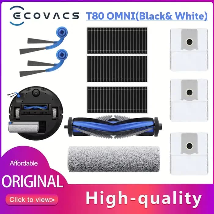 Kit d'accessoires pour aspirateur Robot ECOVACS T80