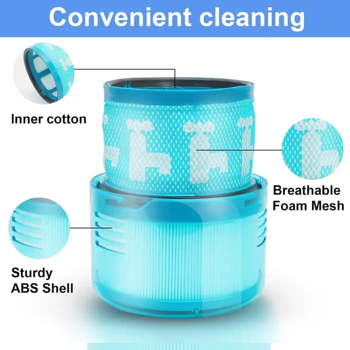 Filtres de remplacement durables pour aspirateur Dyson Gen5 Detect/Gen5 Outsize Fluffy
