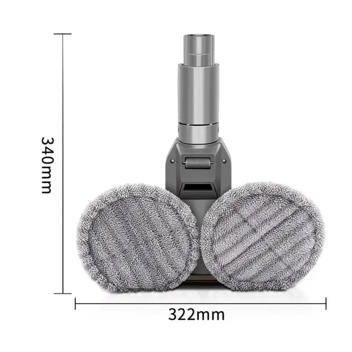 Dyson V6/DC58/DC59/DC62 Accessoire pour vadrouille électrique 2 en 1 - Tête