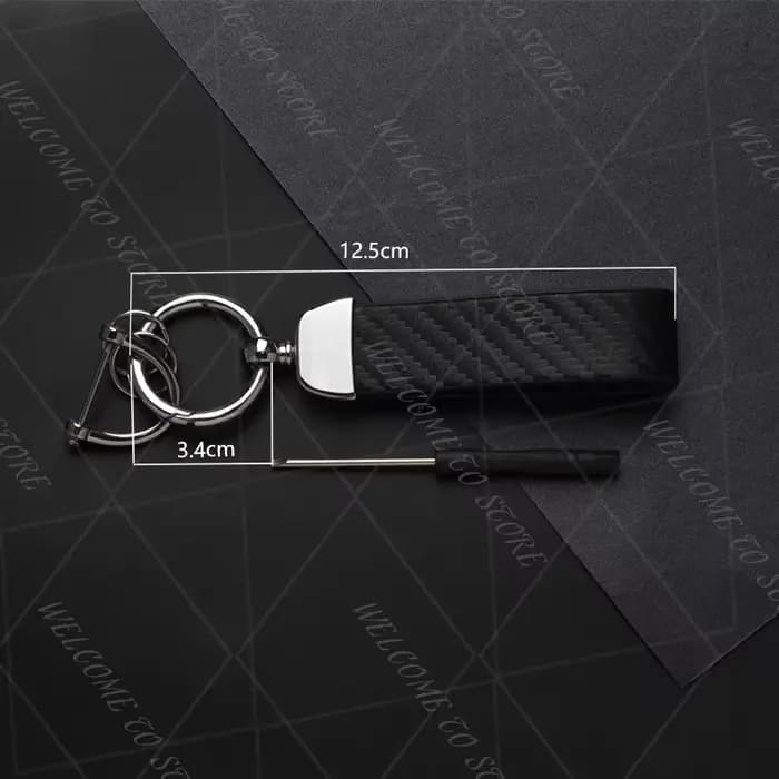 2025 For Kawasaki ZX-4R ZX-6R ZX-4RR ZX-6RR LOGO Woman Men Carbon Leather Keyring Motorcycle Keychain Key Chain Accessories