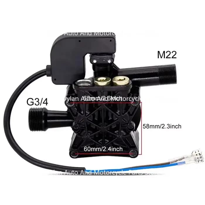 2500W 2900PSI haute pression auto-amorçante diaphragme pompe à eau laveuse Machine de nettoyage