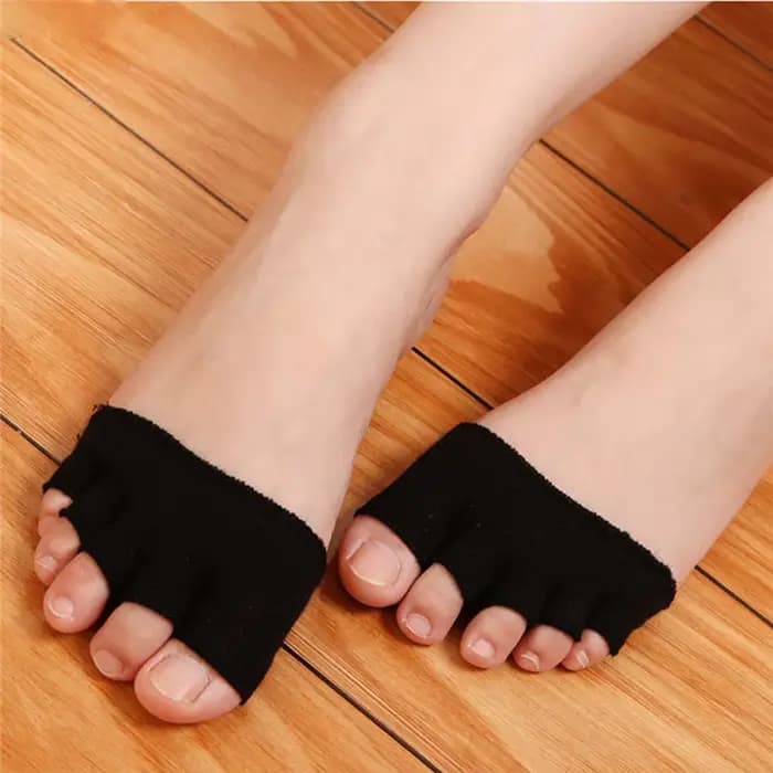1 paire d'outils de soins des pieds, coussinets souples, correcteur d'orteils, couverture des orteils, chaussettes à cinq doigts, protection des manches d'oignon