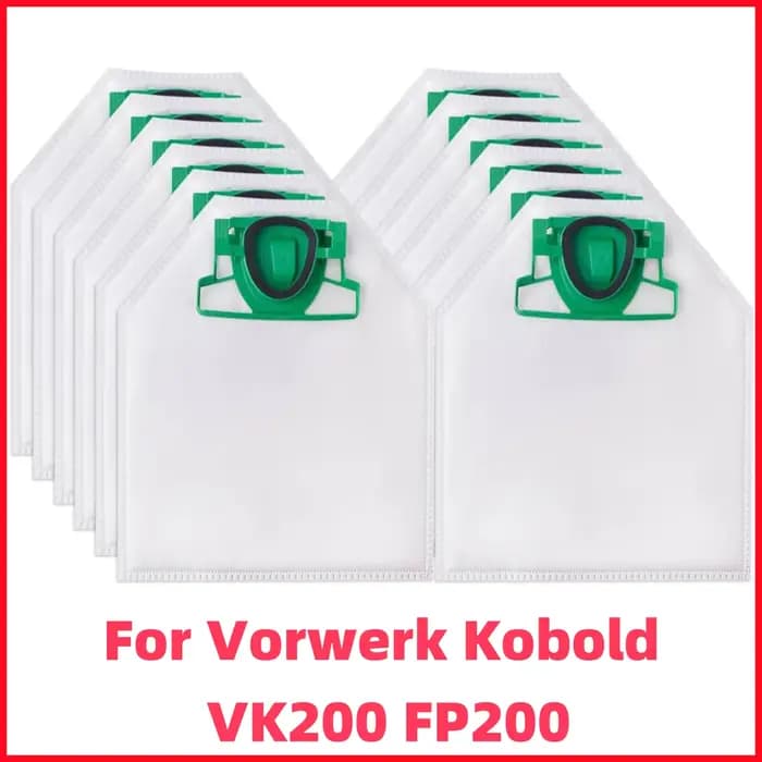 Pour Vorwerk Kobold VK200 FP200 remplacement de sac à poussière