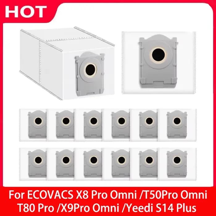 Sacs d'aspirateur pour robots Ecovacs Deebot X9 PRO T50 Max Pro T50 Pro Omni T50