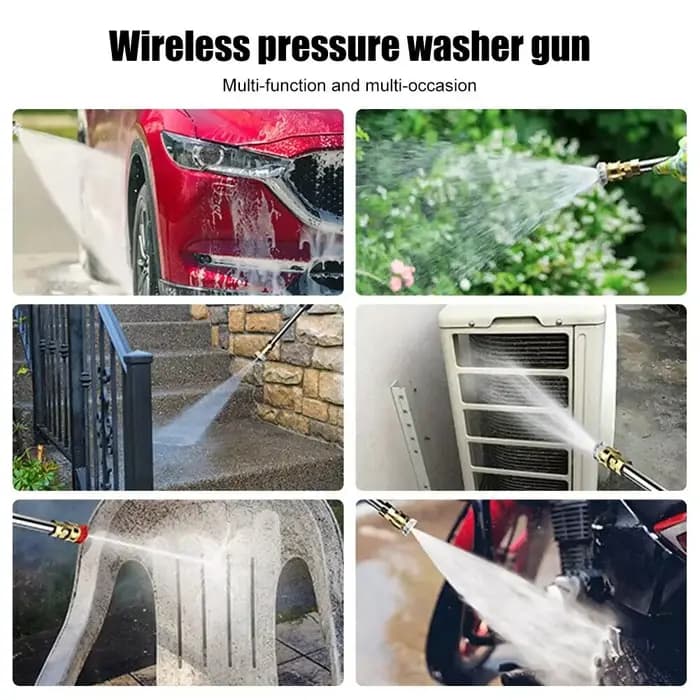 Pistolet de lavage de voiture haute pression sans fil
