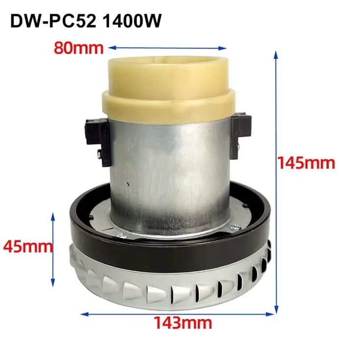 Moteur de remplacement pour aspirateur 1400W 220V pour Karcher NT20 NT30 NT38 NT40 WD3 pour MV3