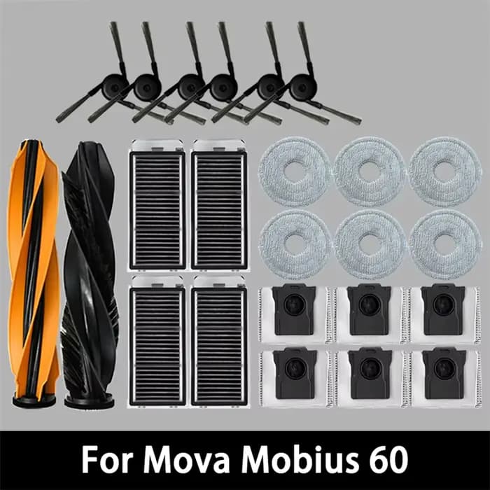 Accessoires de remplacement pour aspirateur Mova Mobius 60