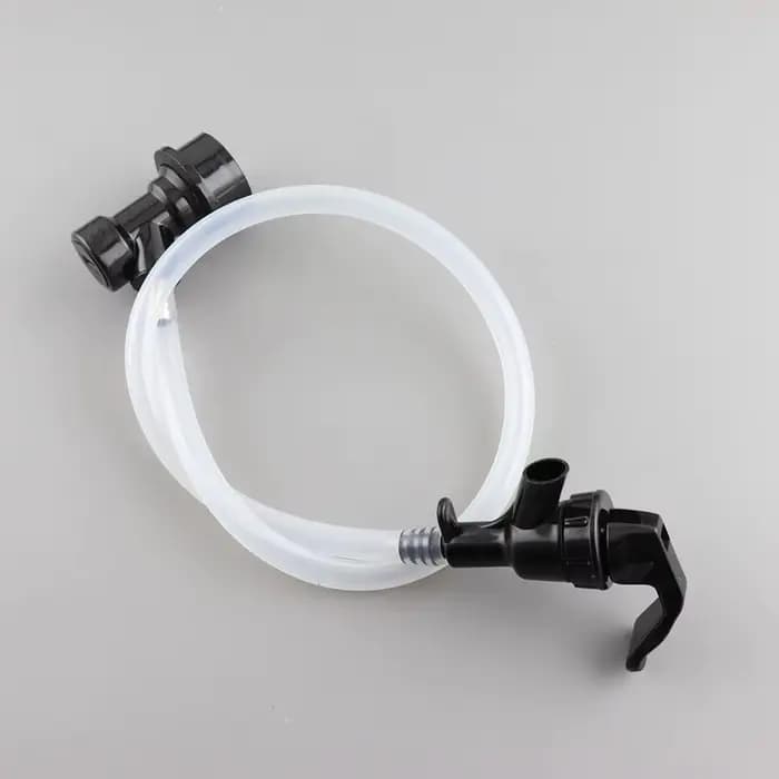 Robinet de pique-nique à assemblage de ligne de bière à serrure à bille, avec tuyau en Silicone de 50cm, distributeur de bière pour brassage à domicile